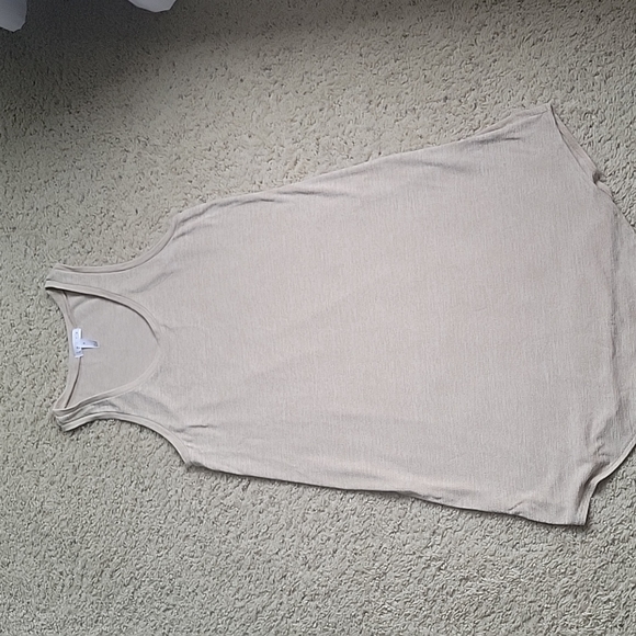 Leith | Dresses | Leith Tan Razorback Dress | Poshmark